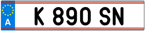 Truck License Plate